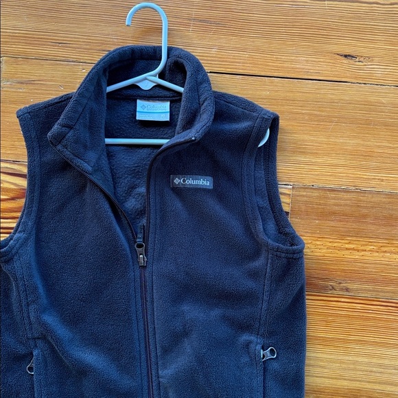 Columbia Dark Blue Boys Fleece Vest Size XS (6/7) - Picture 3 of 9